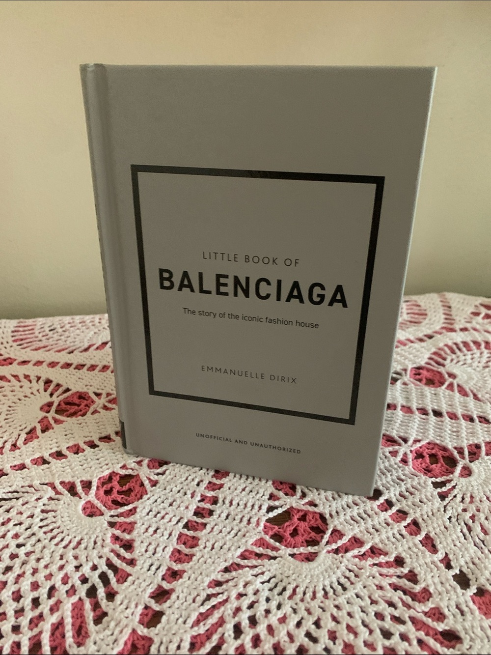 Balenciaga Gray Hardcover Fashion Book 64